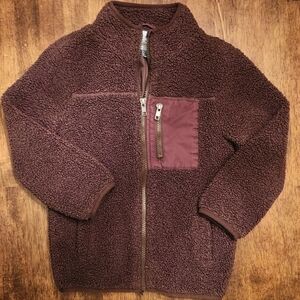 Class Club Brown Sherpa Kids Jacket